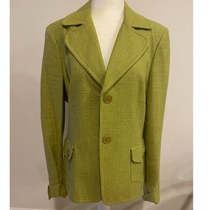 • Green Tweed Blazer •